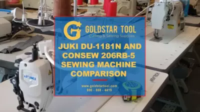 JUKI DU-1181N and Consew 206RB-5 Sewing Machine Comparison